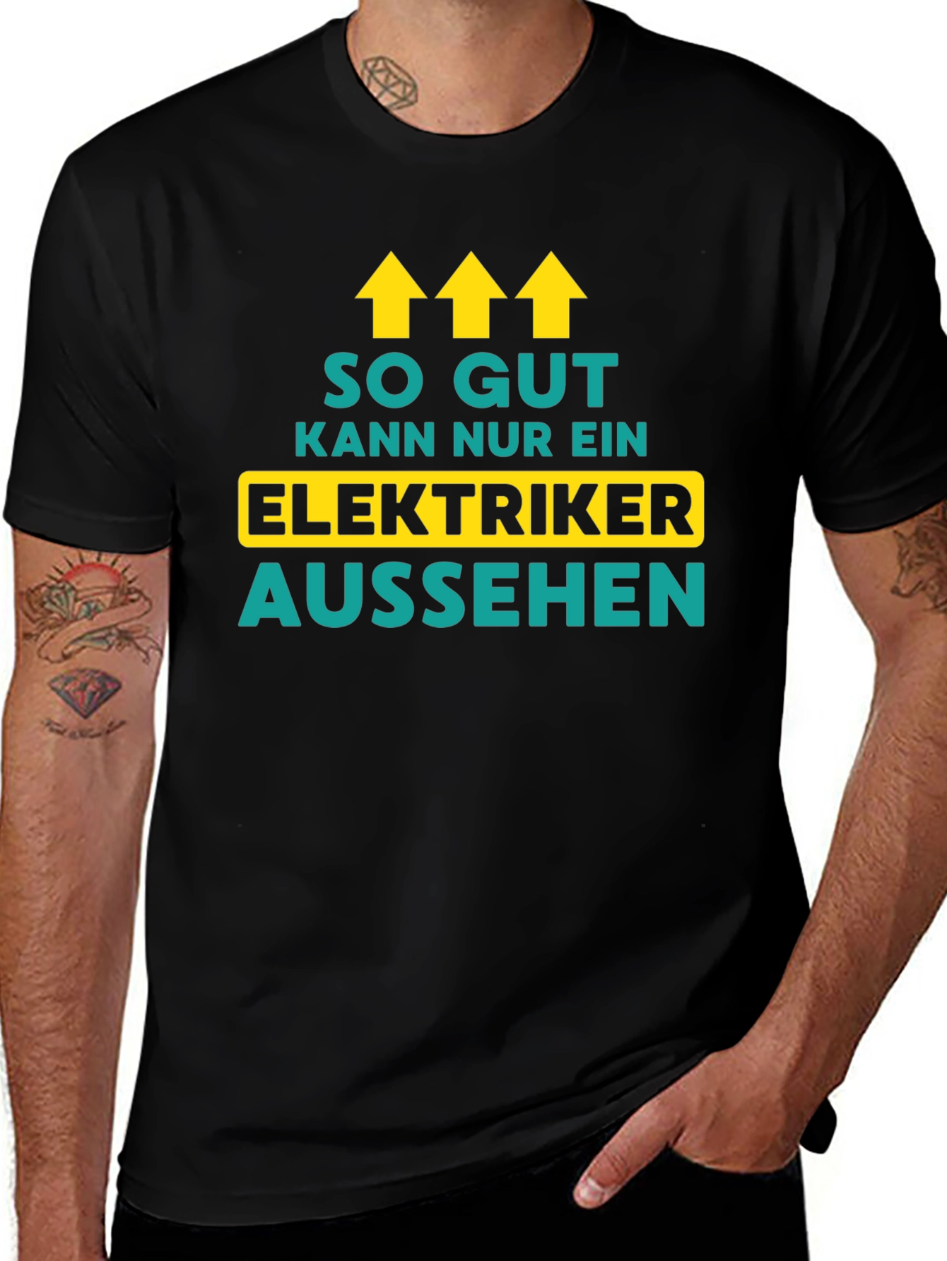 Electrician Humor T-Shirt - So Gut Kann Nur Ein Elektriker Aussehen