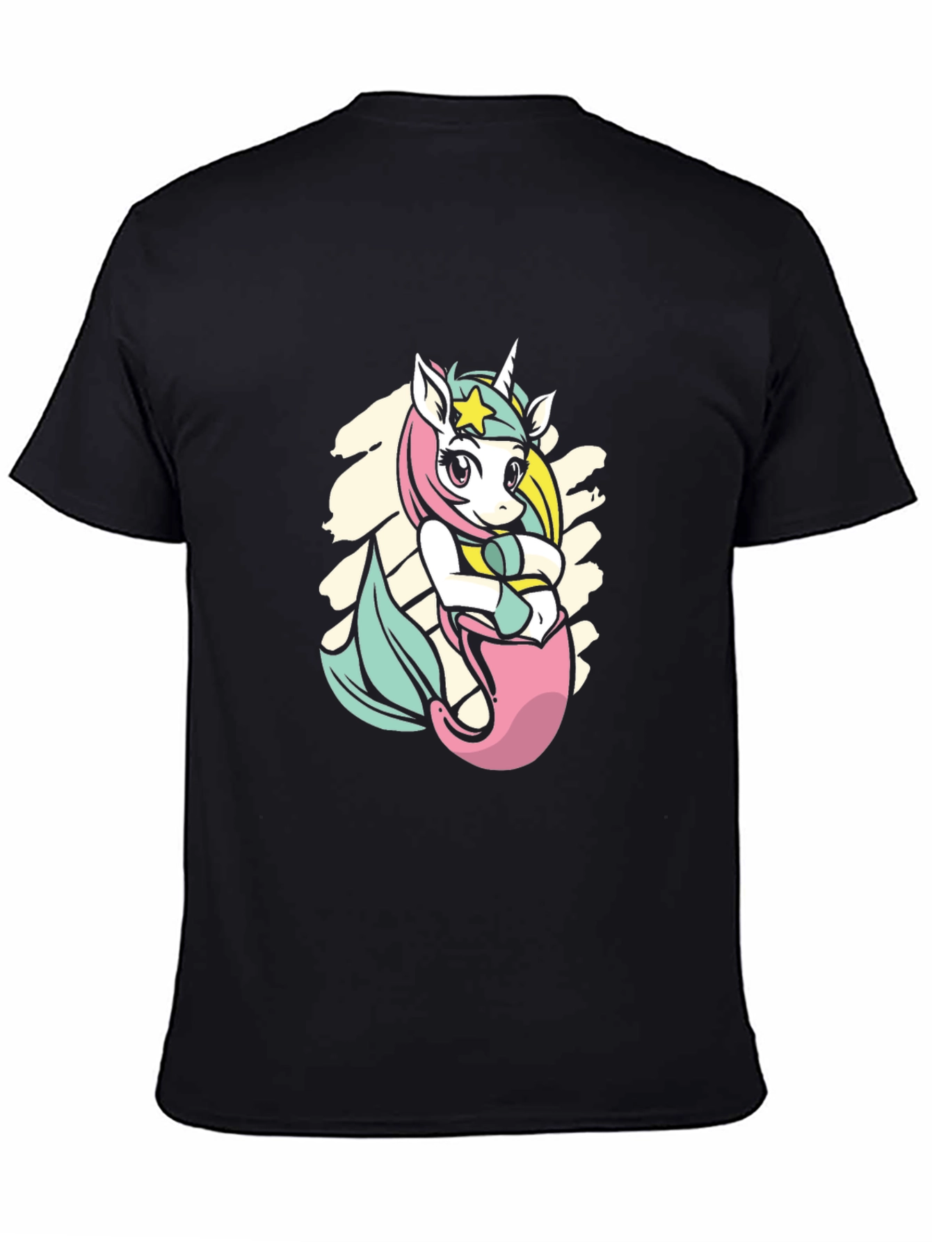 Unicorn Mermaid Graphic Tee - Magical Creature T-Shirt