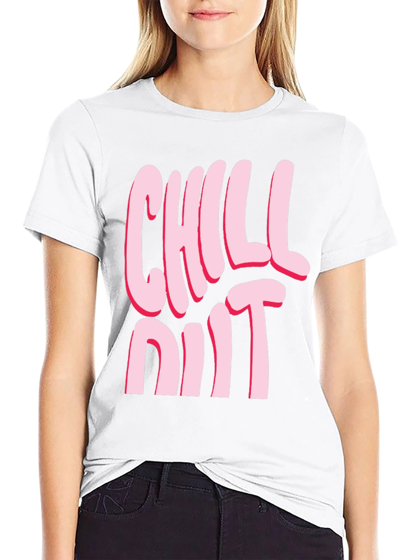 Chill Out Graphic T-Shirt - Relaxed Casual Wear