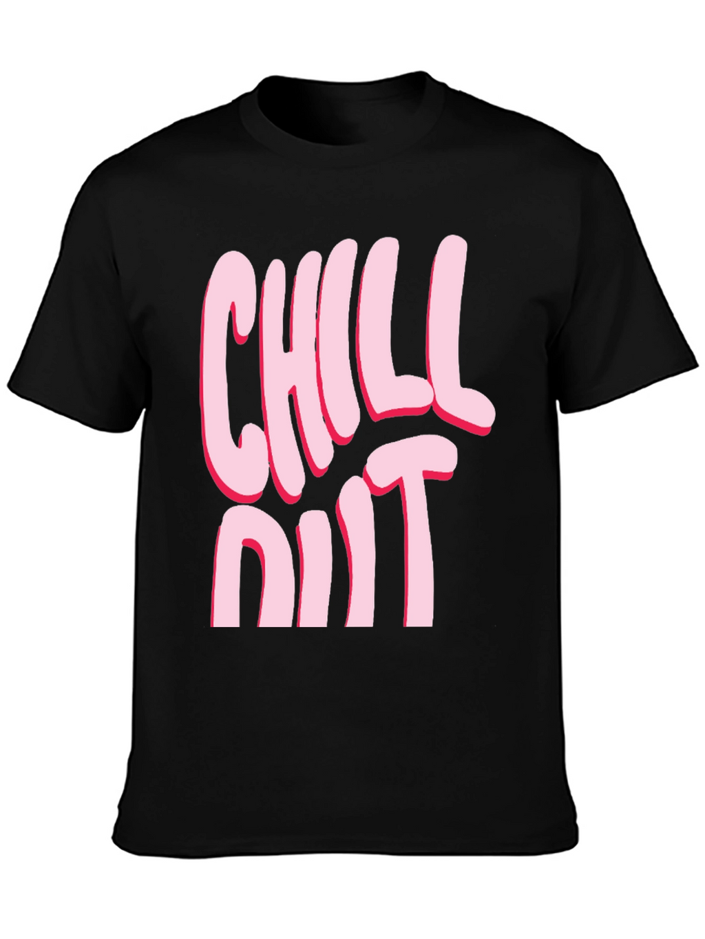 Chill Out Graphic T-Shirt - Relaxed Casual Wear