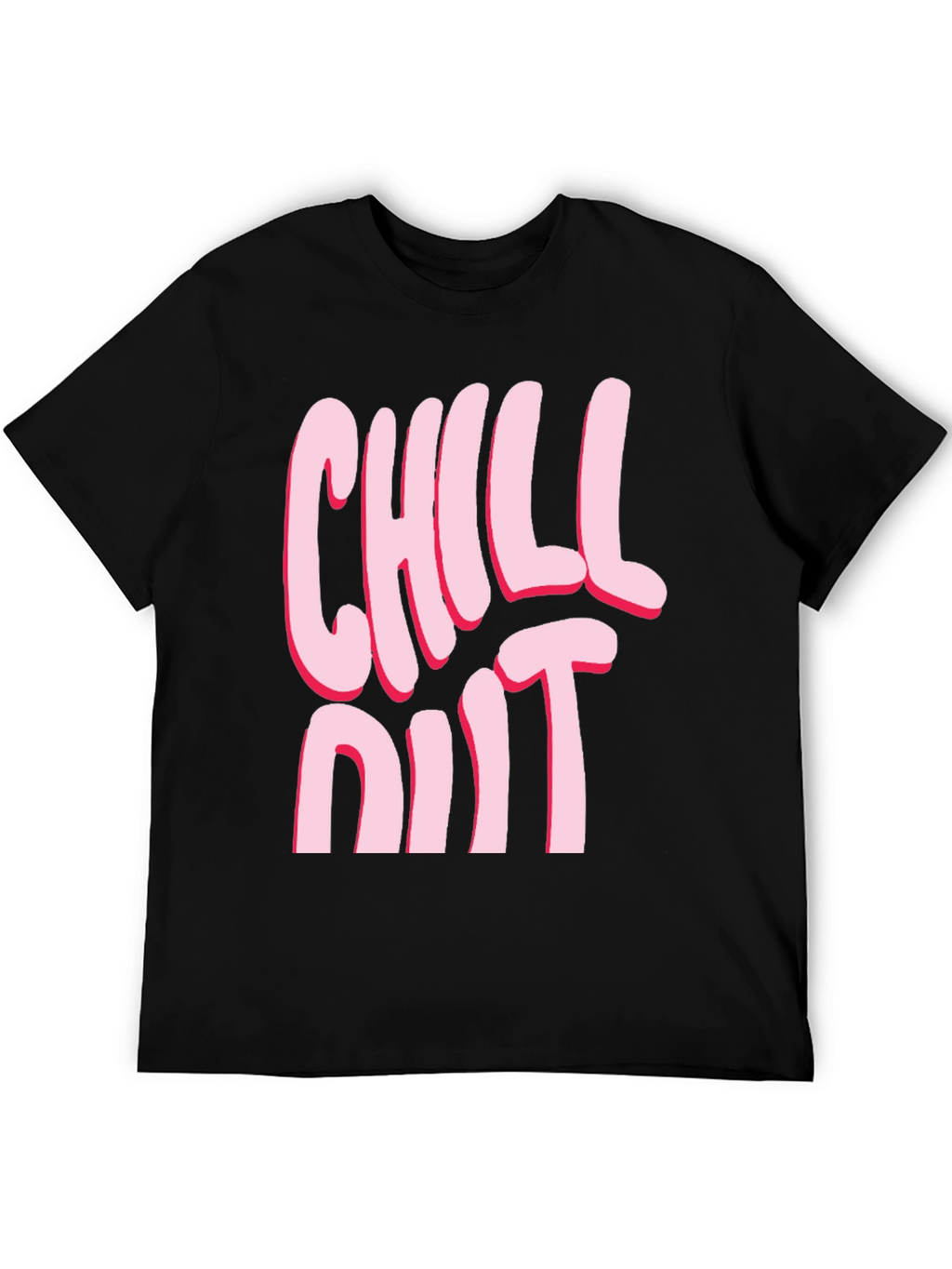 Chill Out Graphic T-Shirt - Relaxed Casual Wear