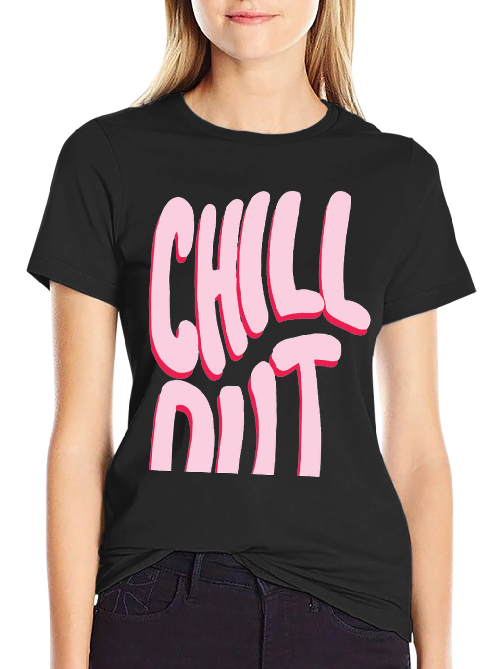 Chill Out Graphic T-Shirt - Relaxed Casual Wear
