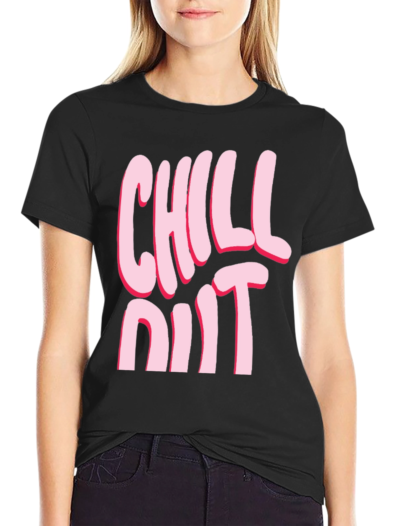 Chill Out Graphic T-Shirt - Relaxed Casual Wear