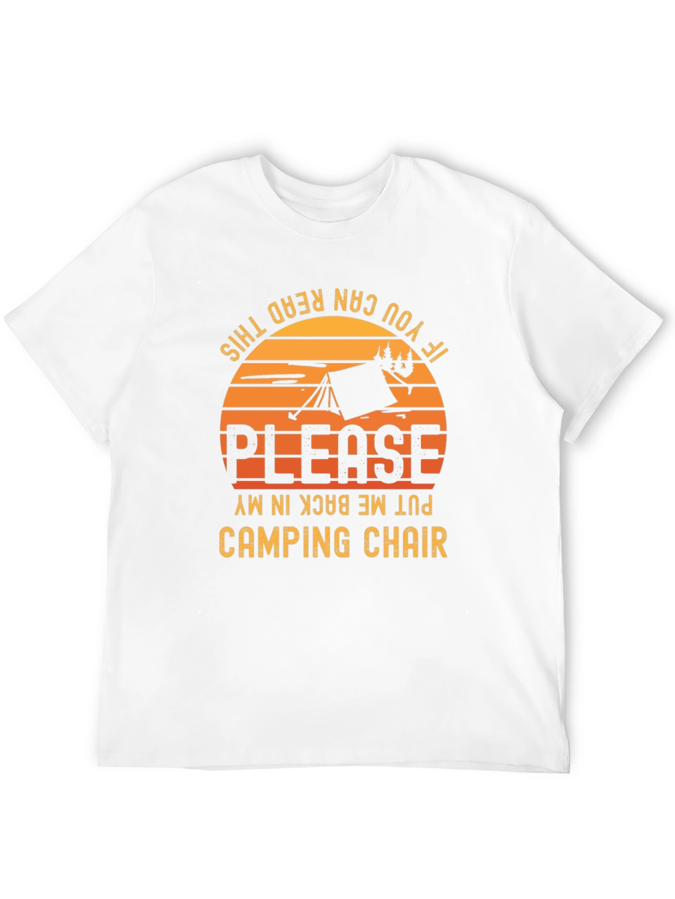 Camping Chair T-Shirt - Funny Camping Shirt