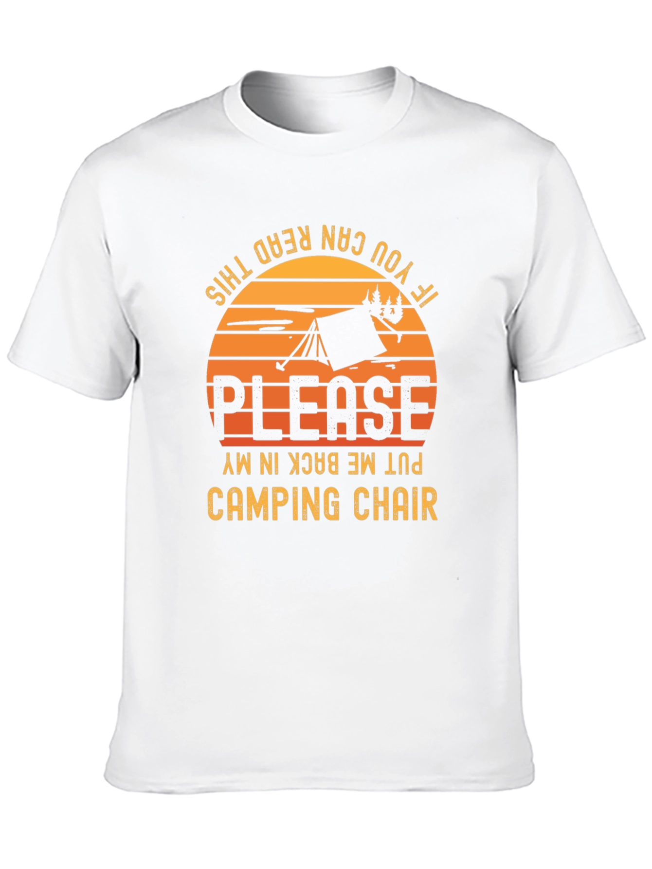 Camping Chair T-Shirt - Funny Camping Shirt