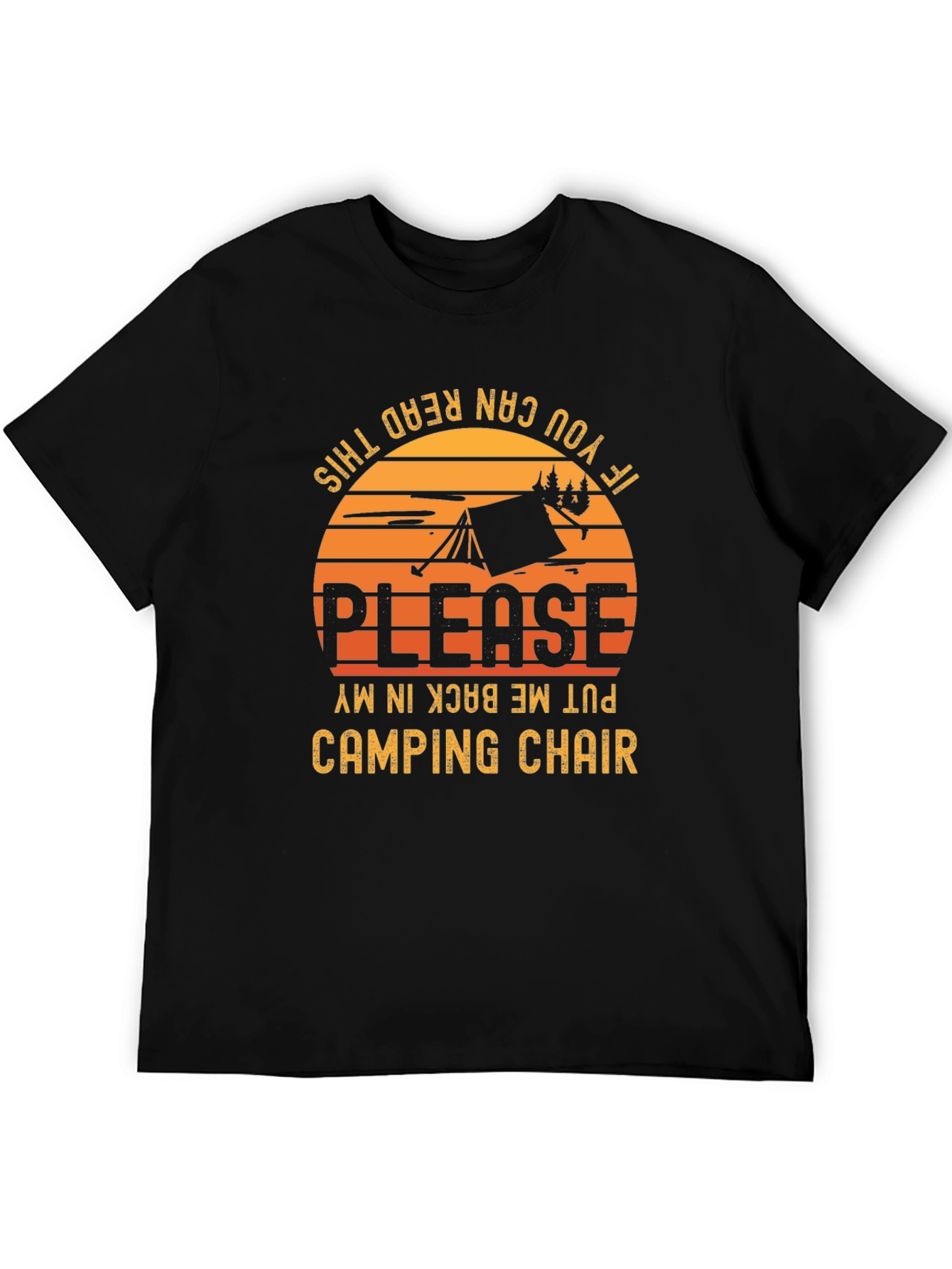 Camping Chair T-Shirt - Funny Camping Shirt