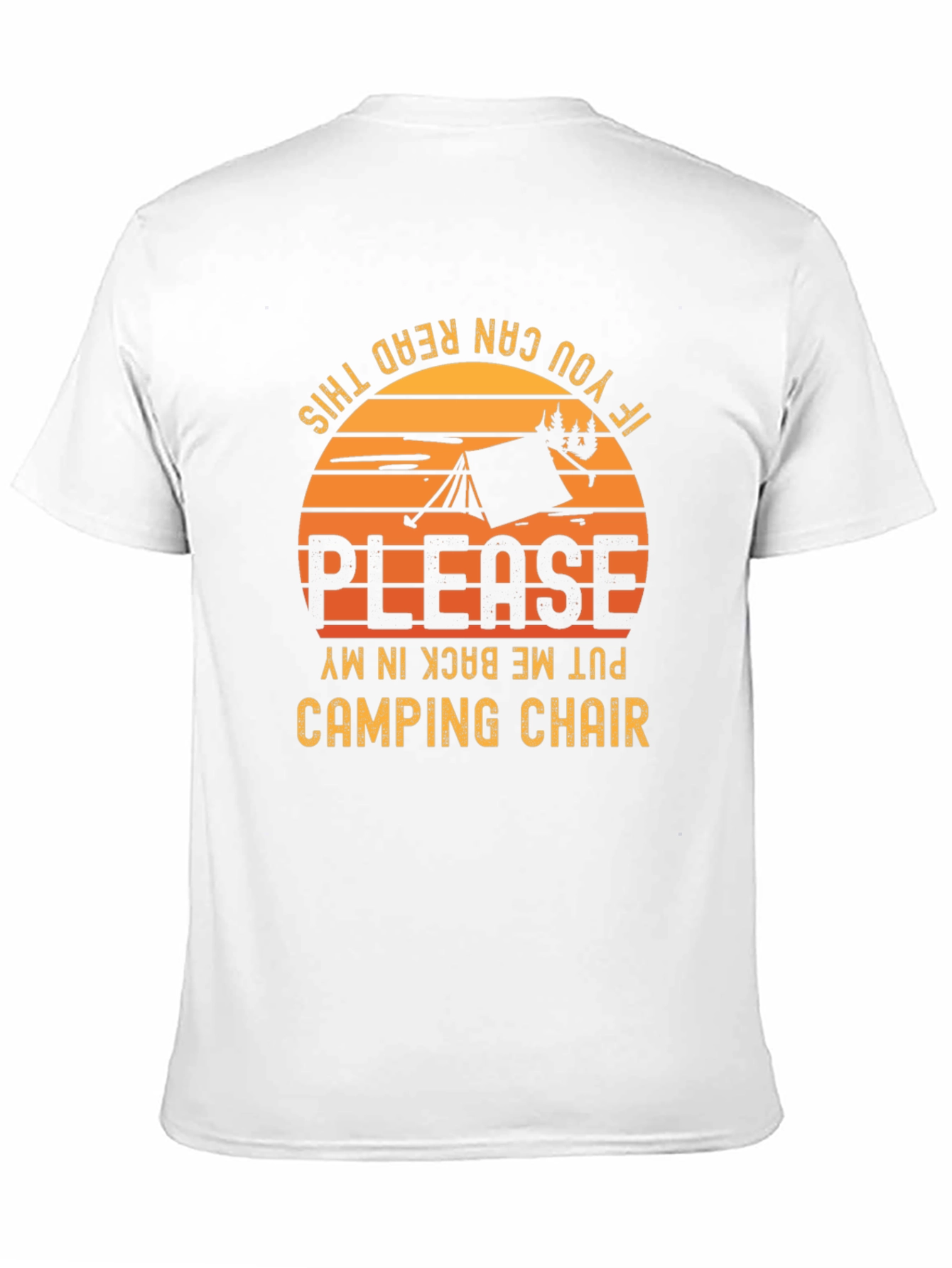 Camping Chair T-Shirt - Funny Camping Shirt