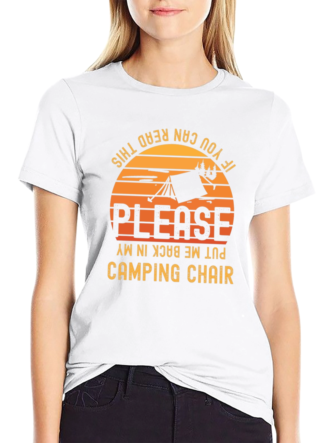Camping Chair T-Shirt - Funny Camping Shirt