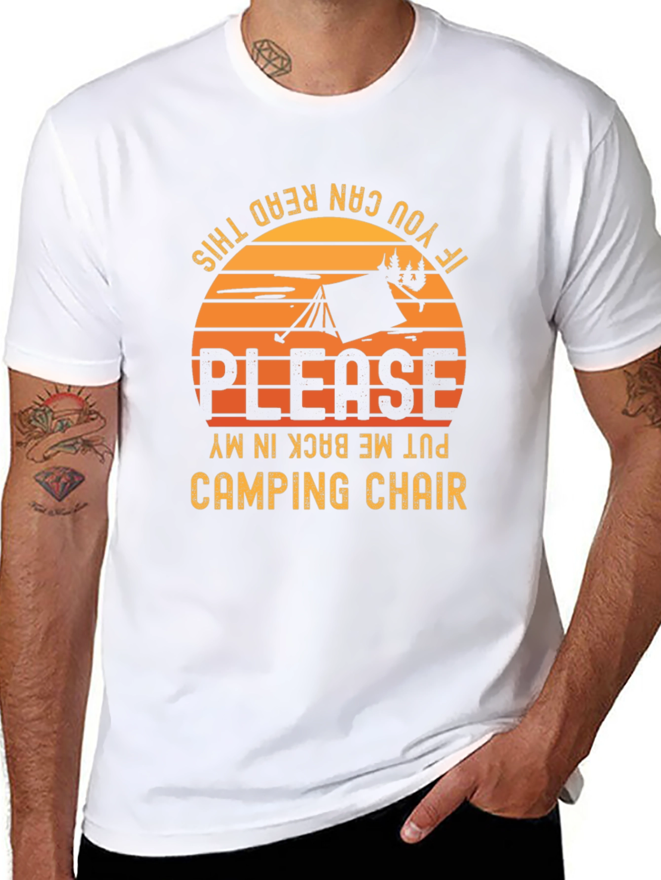 Camping Chair T-Shirt - Funny Camping Shirt