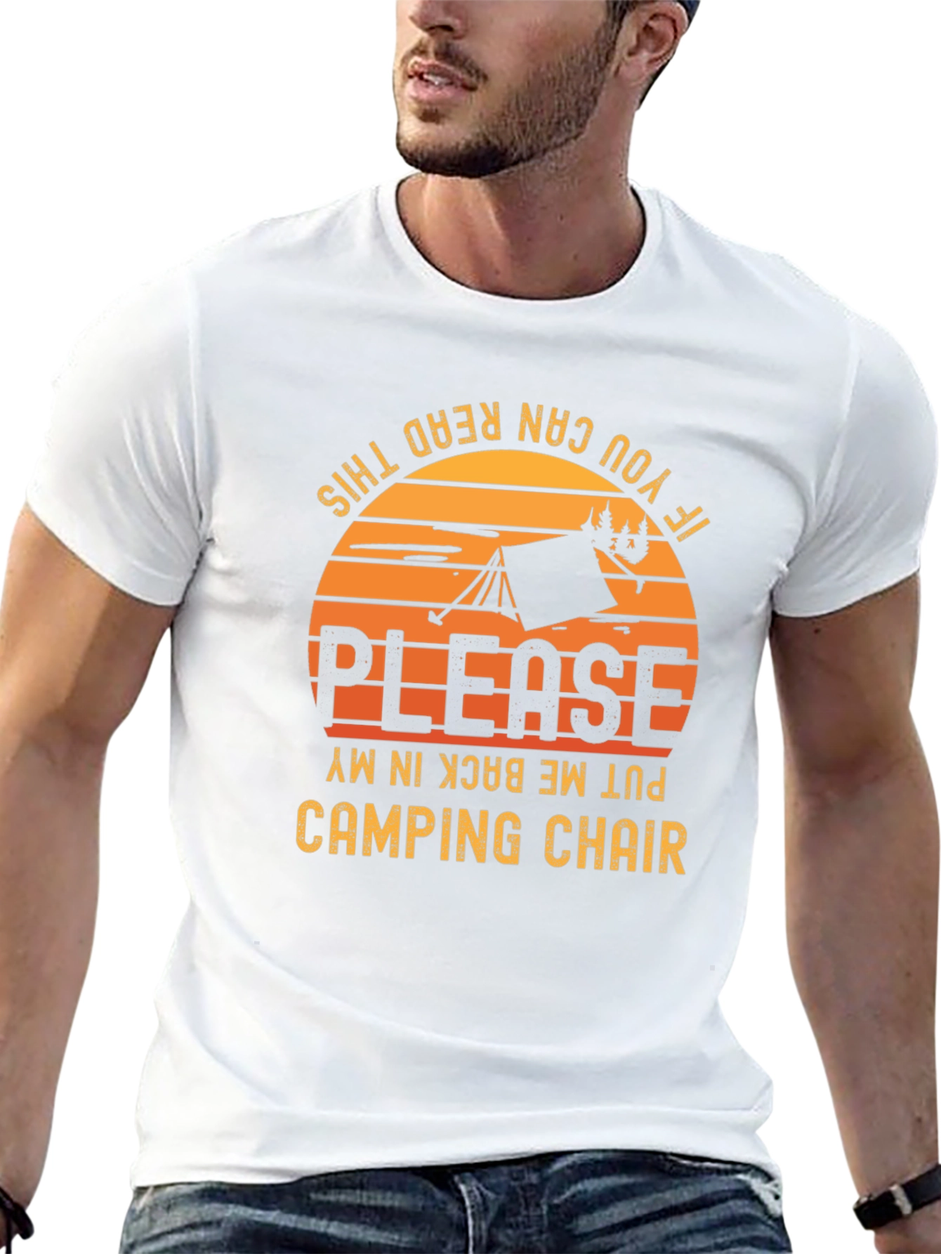 Camping Chair T-Shirt - Funny Camping Shirt