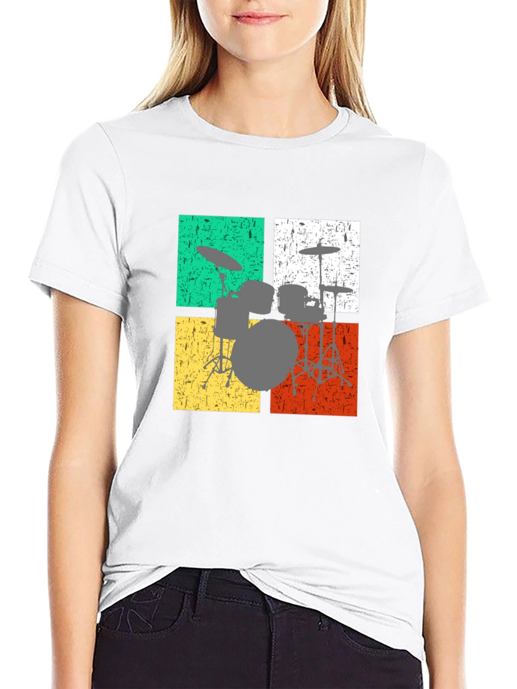 Retro Drum Set T-Shirt