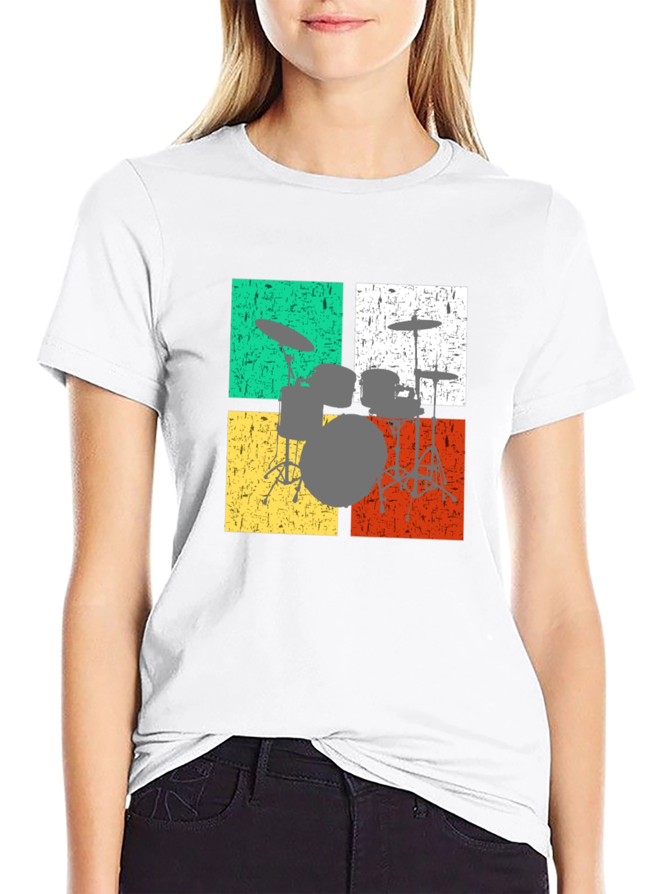 Retro Drum Set T-Shirt