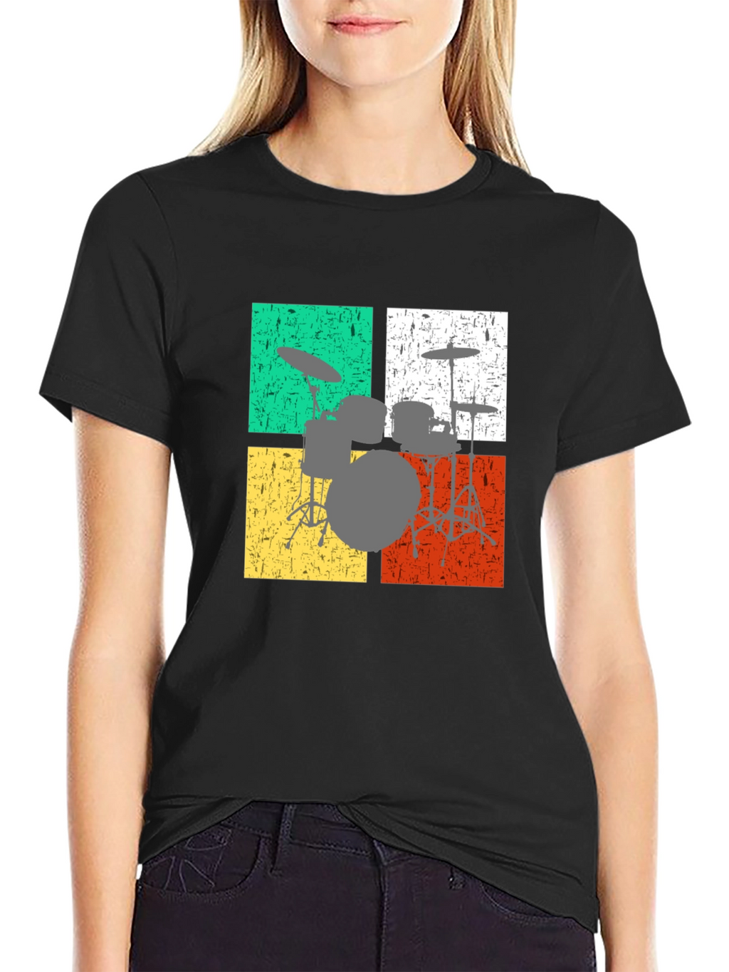 Retro Drum Set T-Shirt