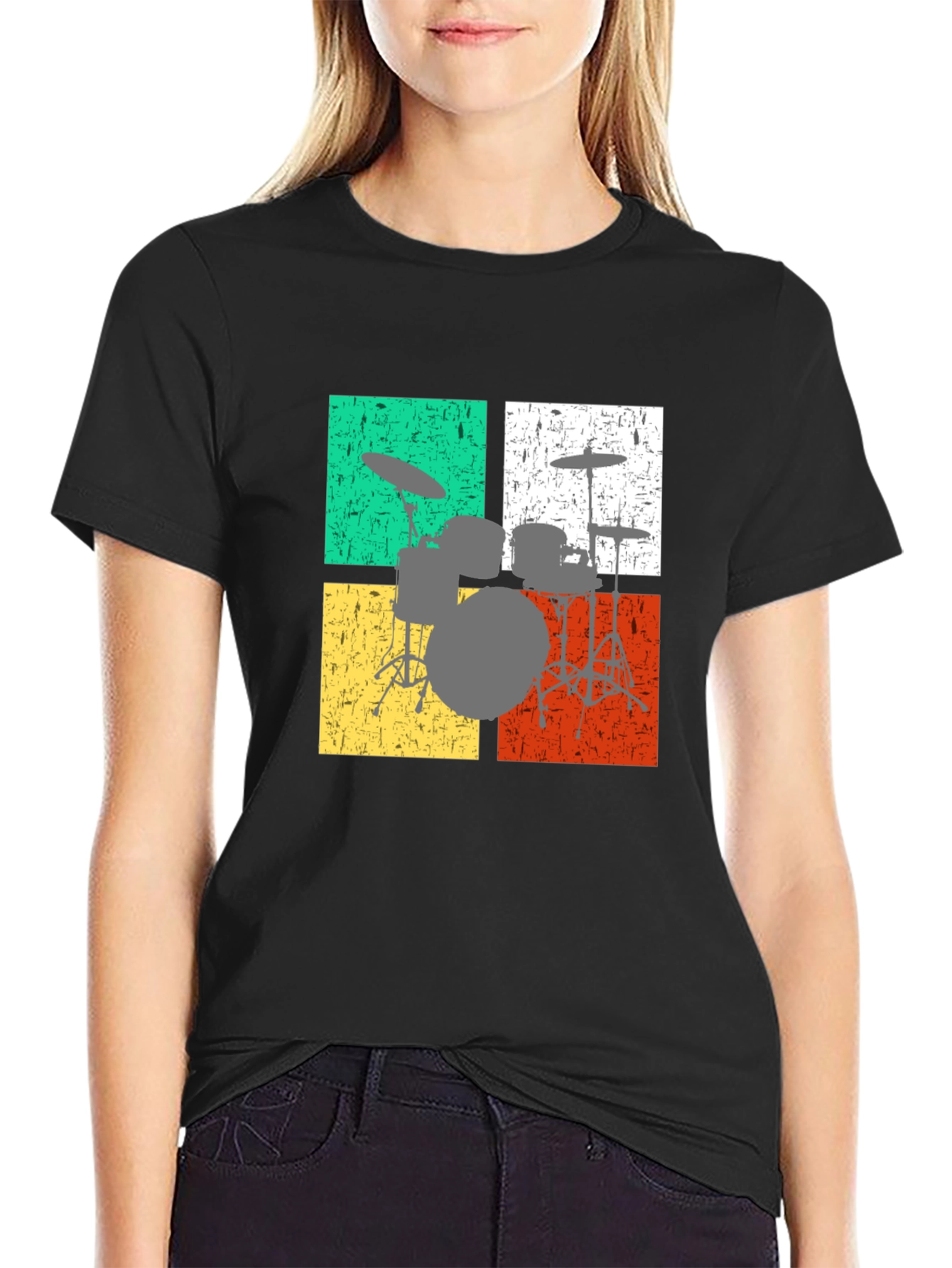 Retro Drum Set T-Shirt