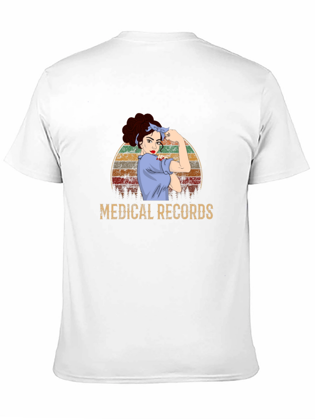 Medical Records Retro Graphic T-Shirt