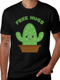 Free Hugs Cactus Graphic Tee