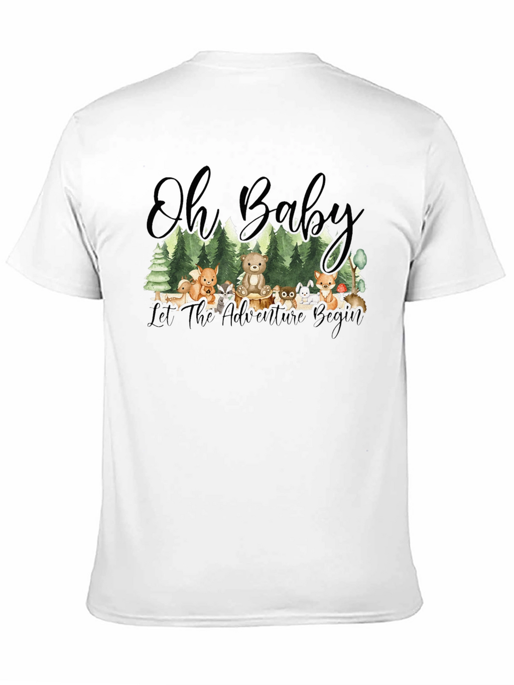 Oh Baby! Adventure Begins Forest Animal T-Shirt