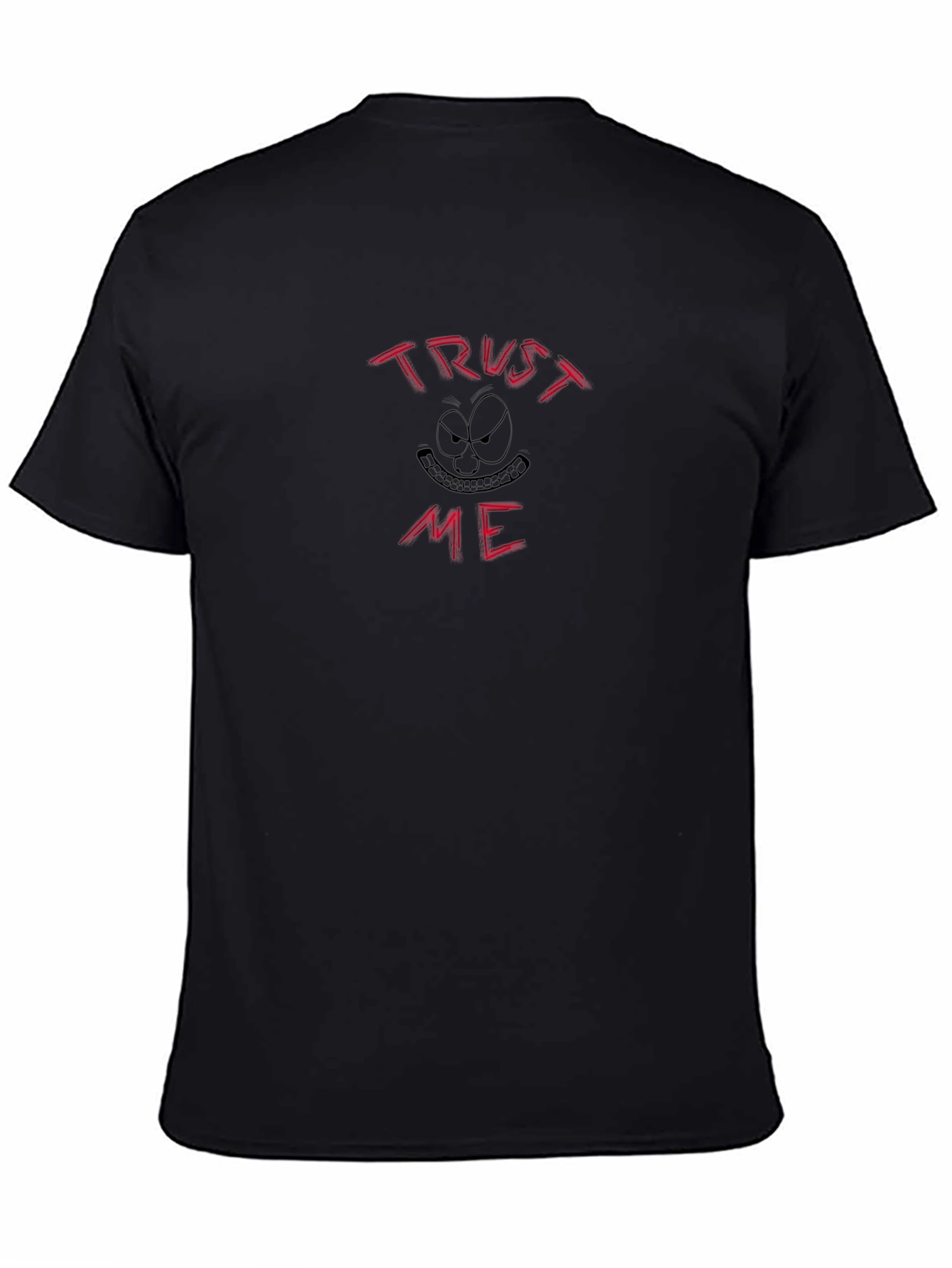Trust Me Graphic Black T-Shirt