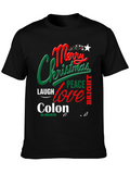 Merry Christmas Colon Tee Shirt