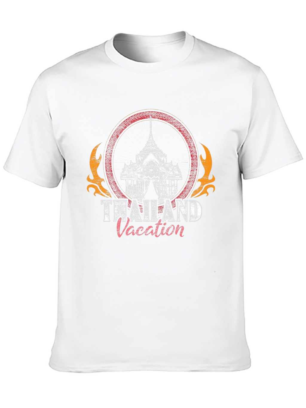 Thailand Vacation Graphic T-Shirt - Black