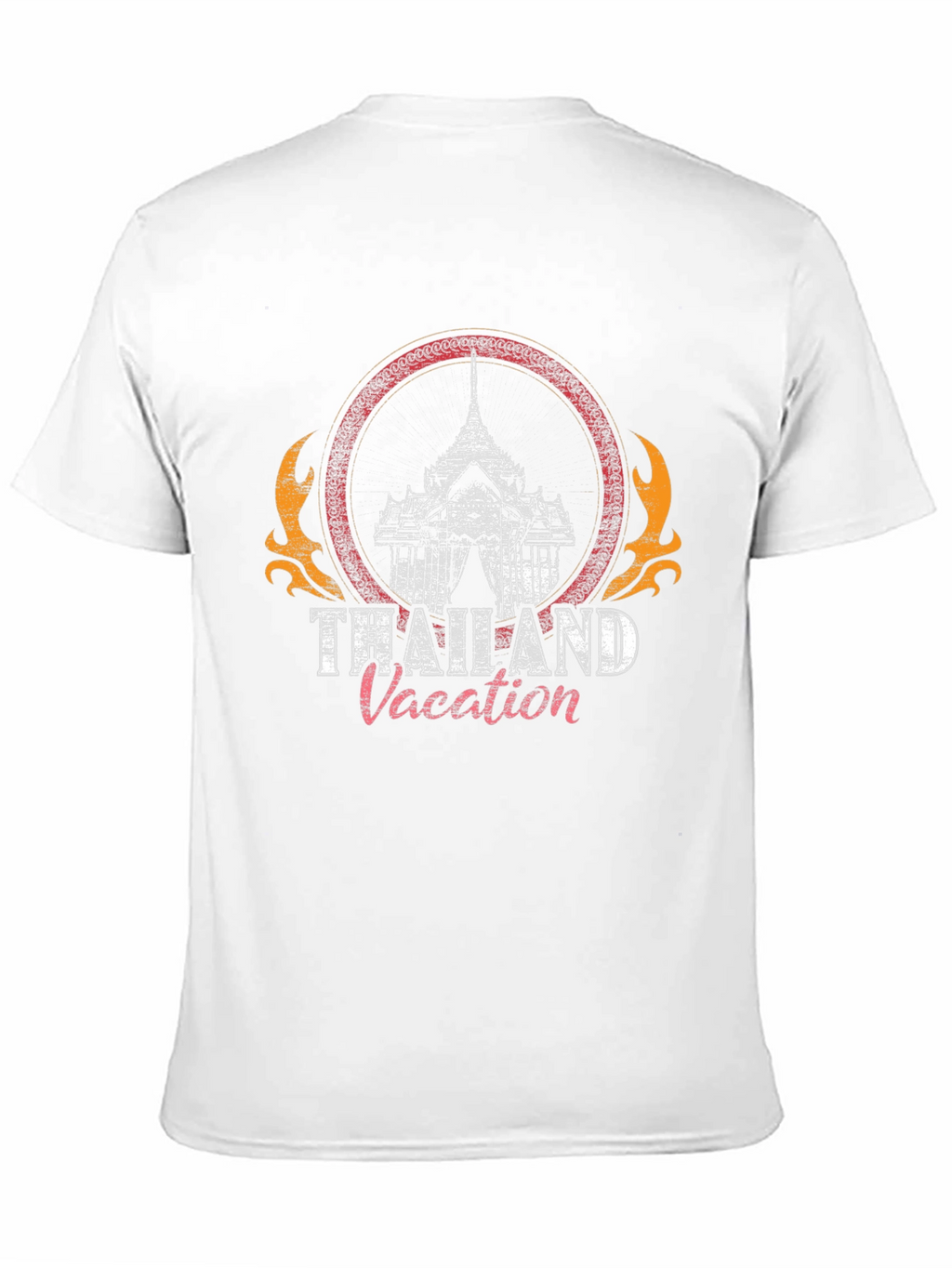 Thailand Vacation Graphic T-Shirt - Black