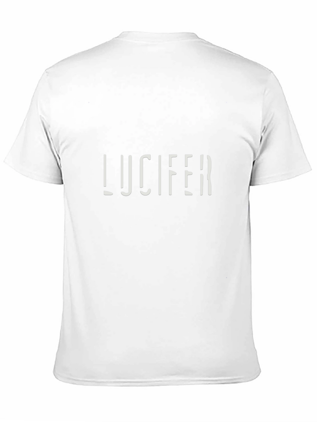 Lucifer Graphic Print Black T-Shirt for Men