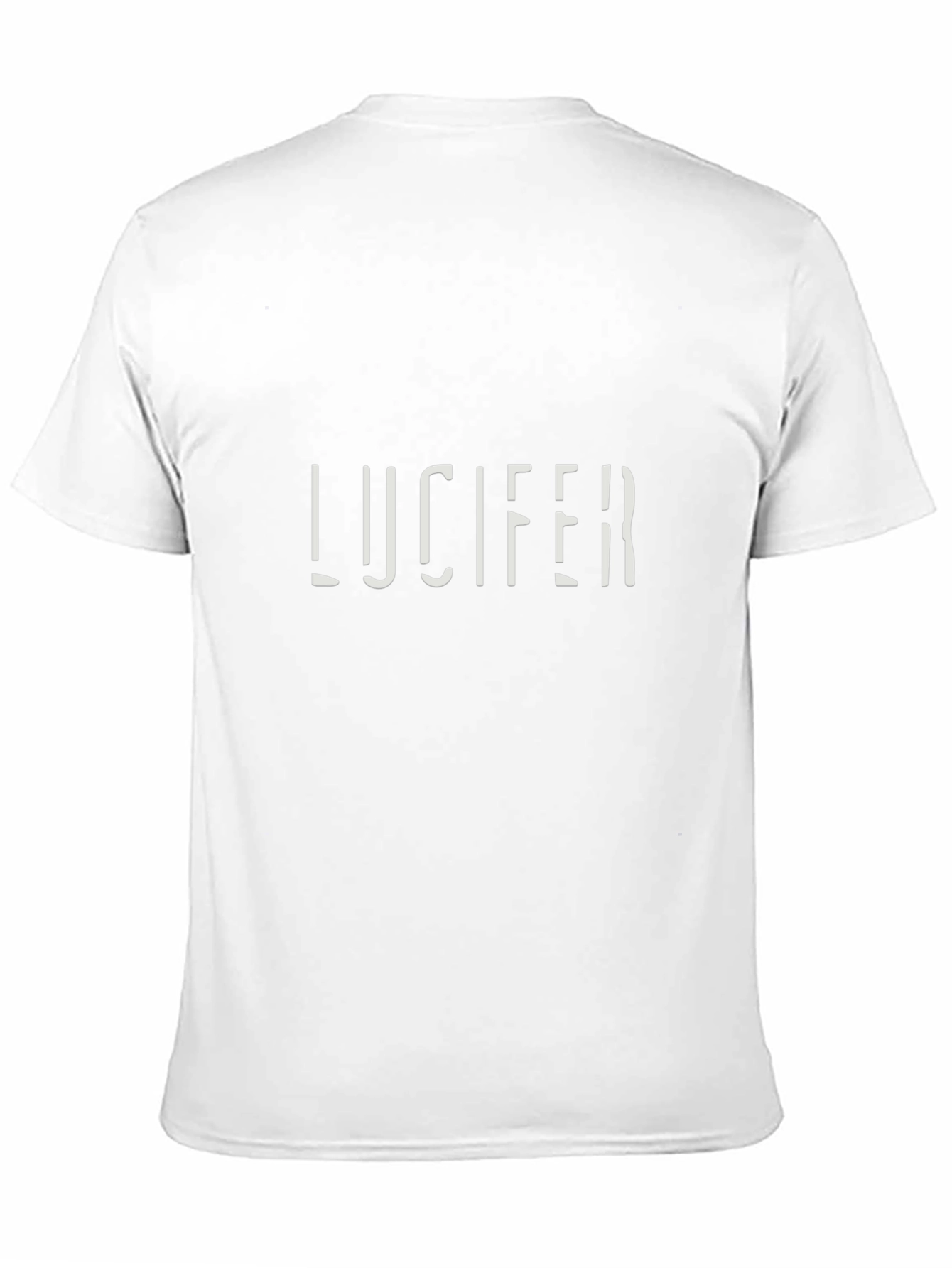 Lucifer Graphic Print Black T-Shirt for Men