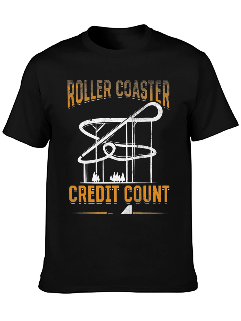 Roller Coaster Credit Count T-Shirt
