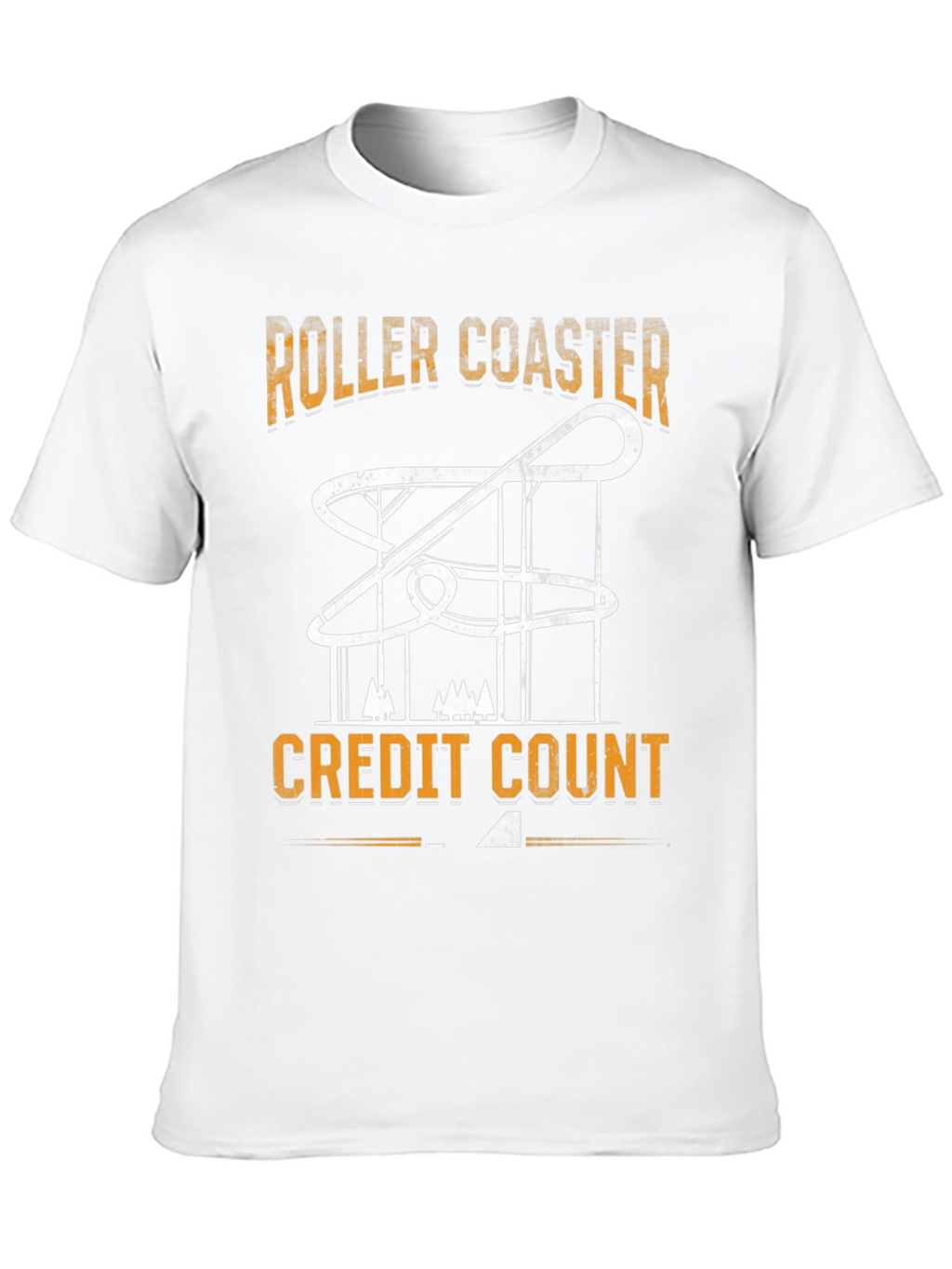 Roller Coaster Credit Count T-Shirt