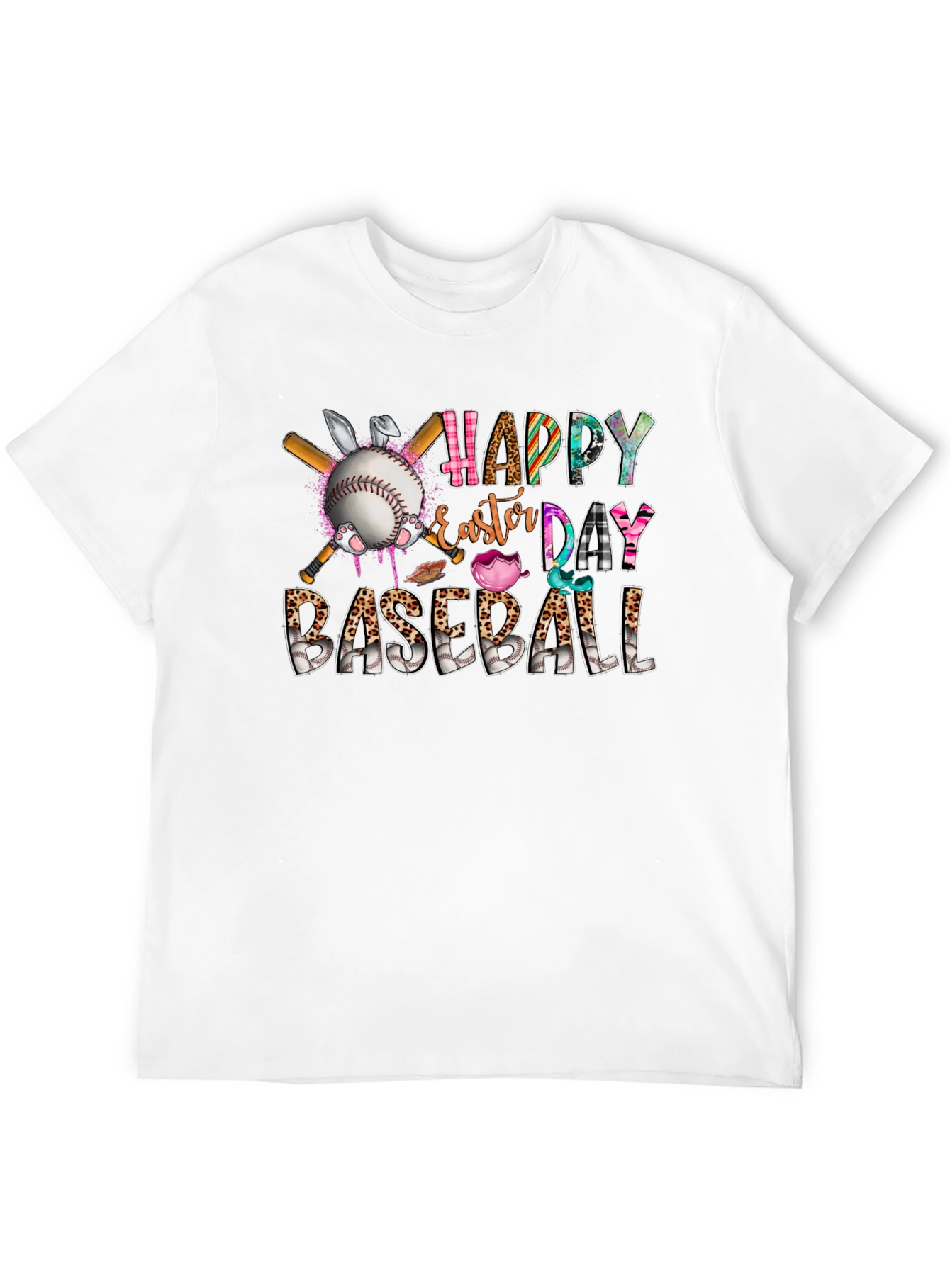 Happy Easter Day Baseball T-Shirt
