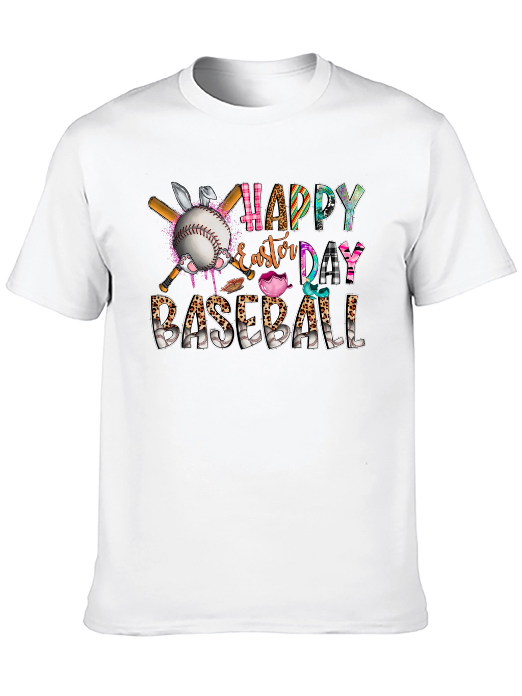 Happy Easter Day Baseball T-Shirt