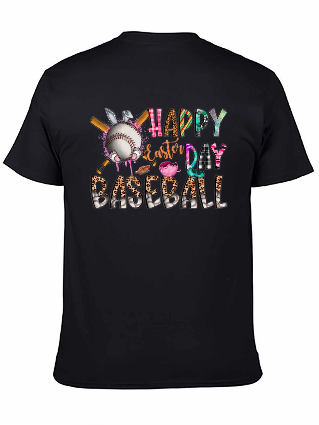 Happy Easter Day Baseball T-Shirt