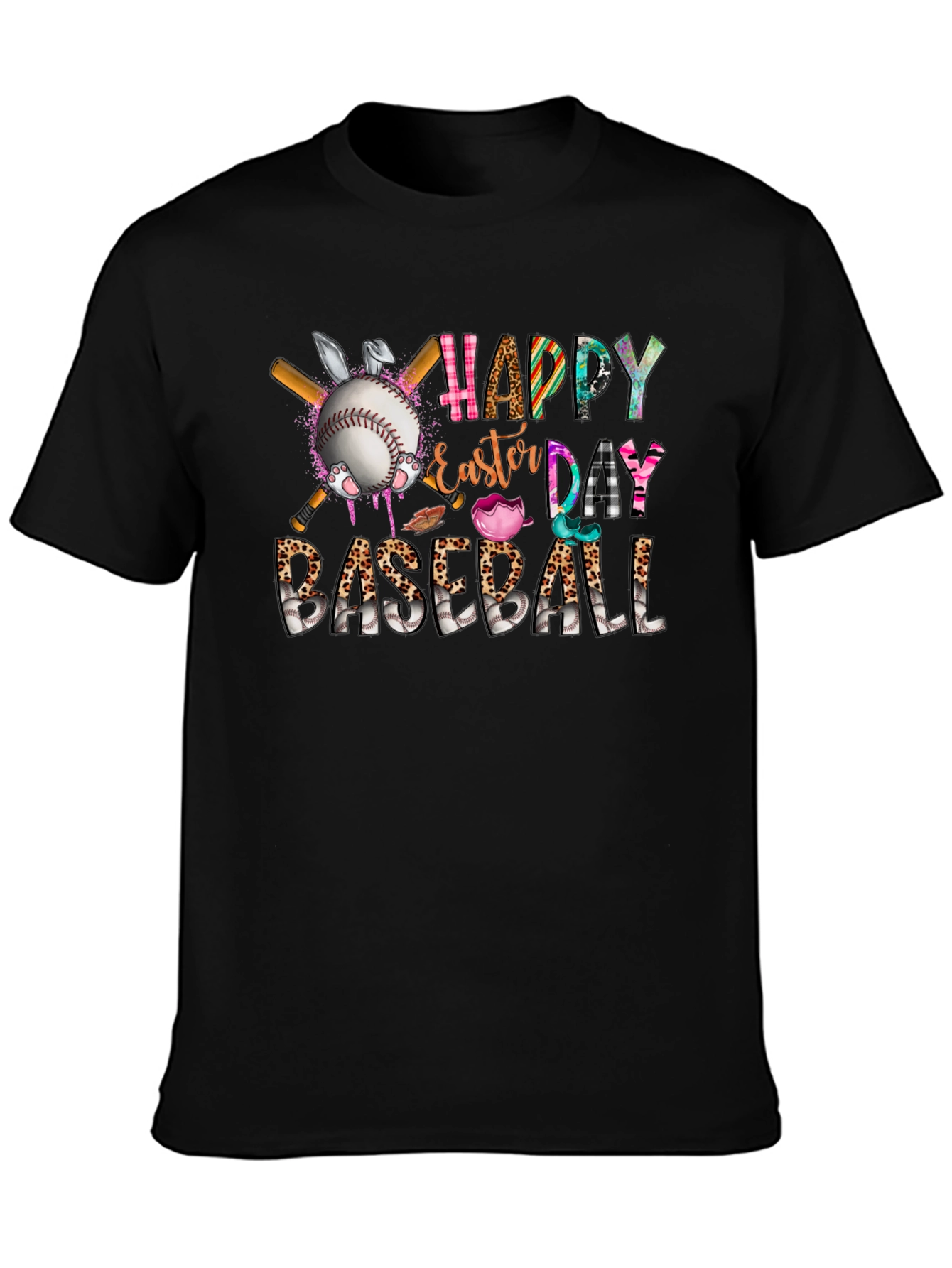 Happy Easter Day Baseball T-Shirt