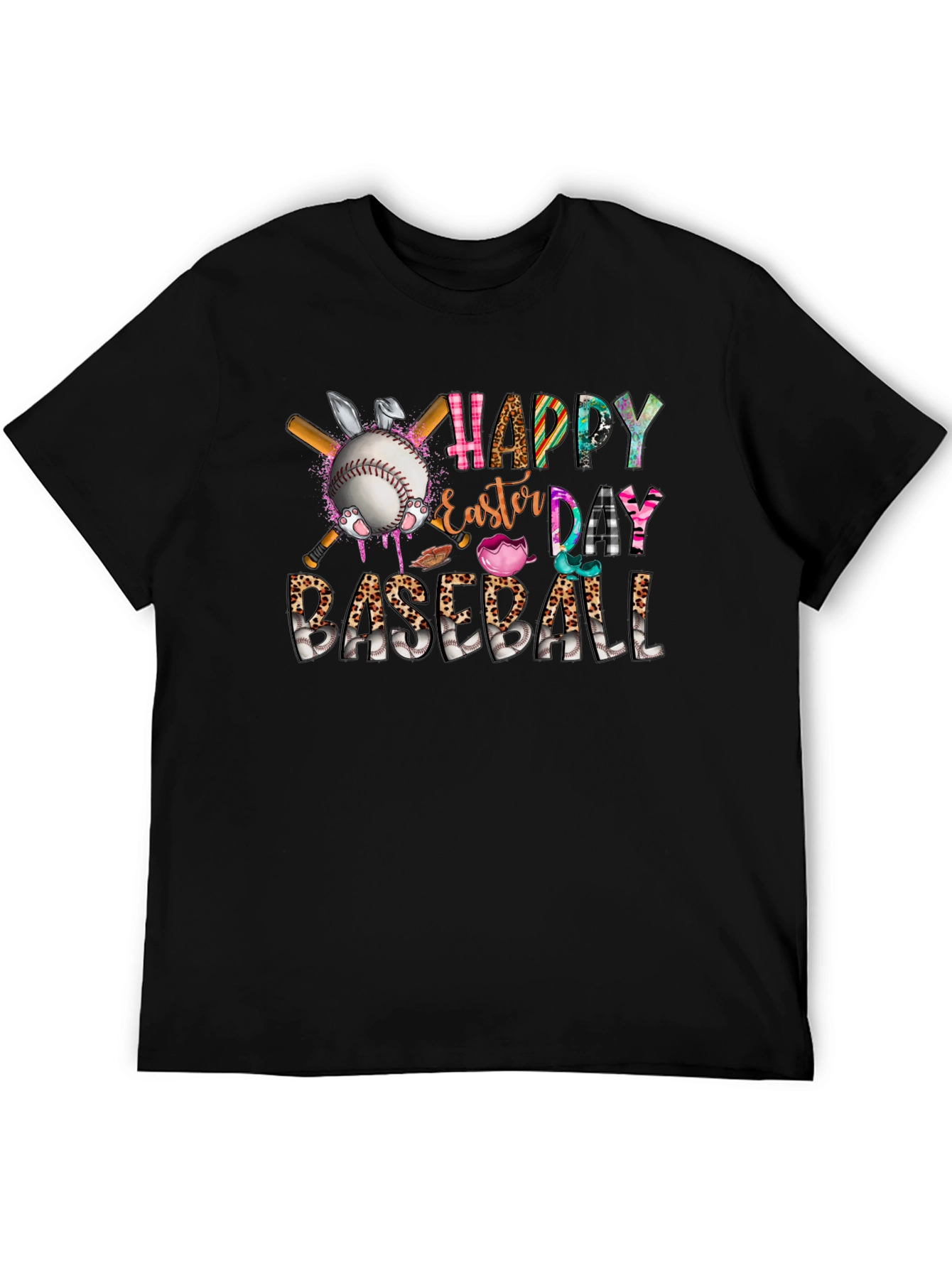 Happy Easter Day Baseball T-Shirt