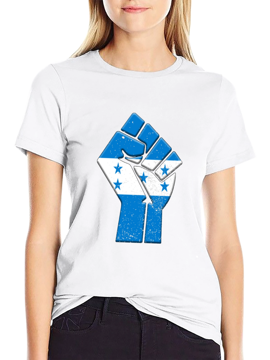 Honduras Fist T-Shirt - Black Pride Tee