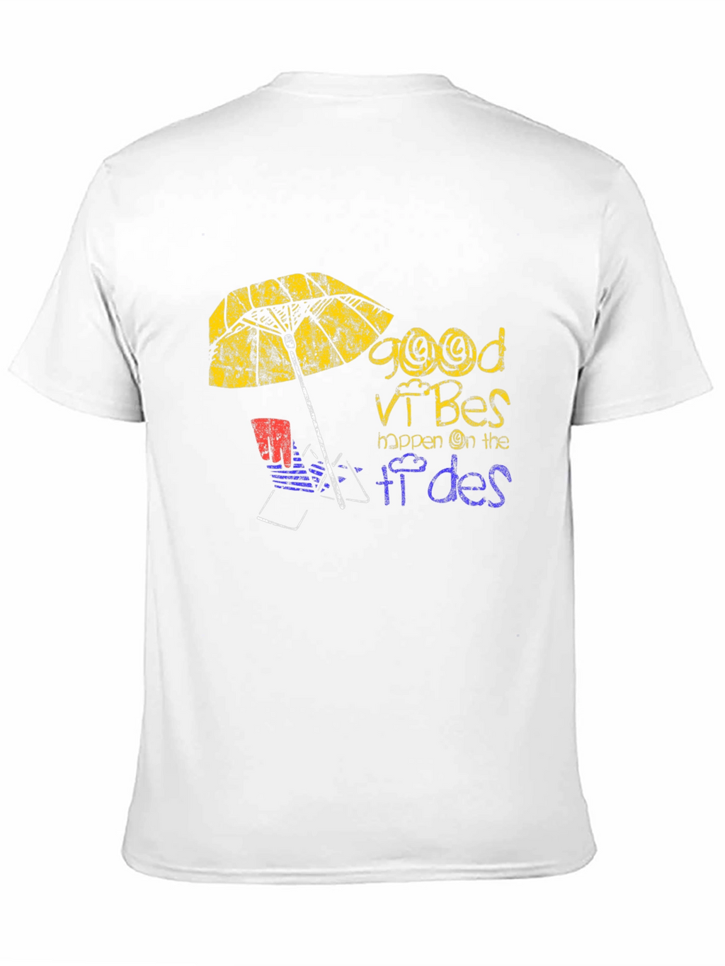 Good Vibes Beach T-Shirt - Relaxed Summer Style