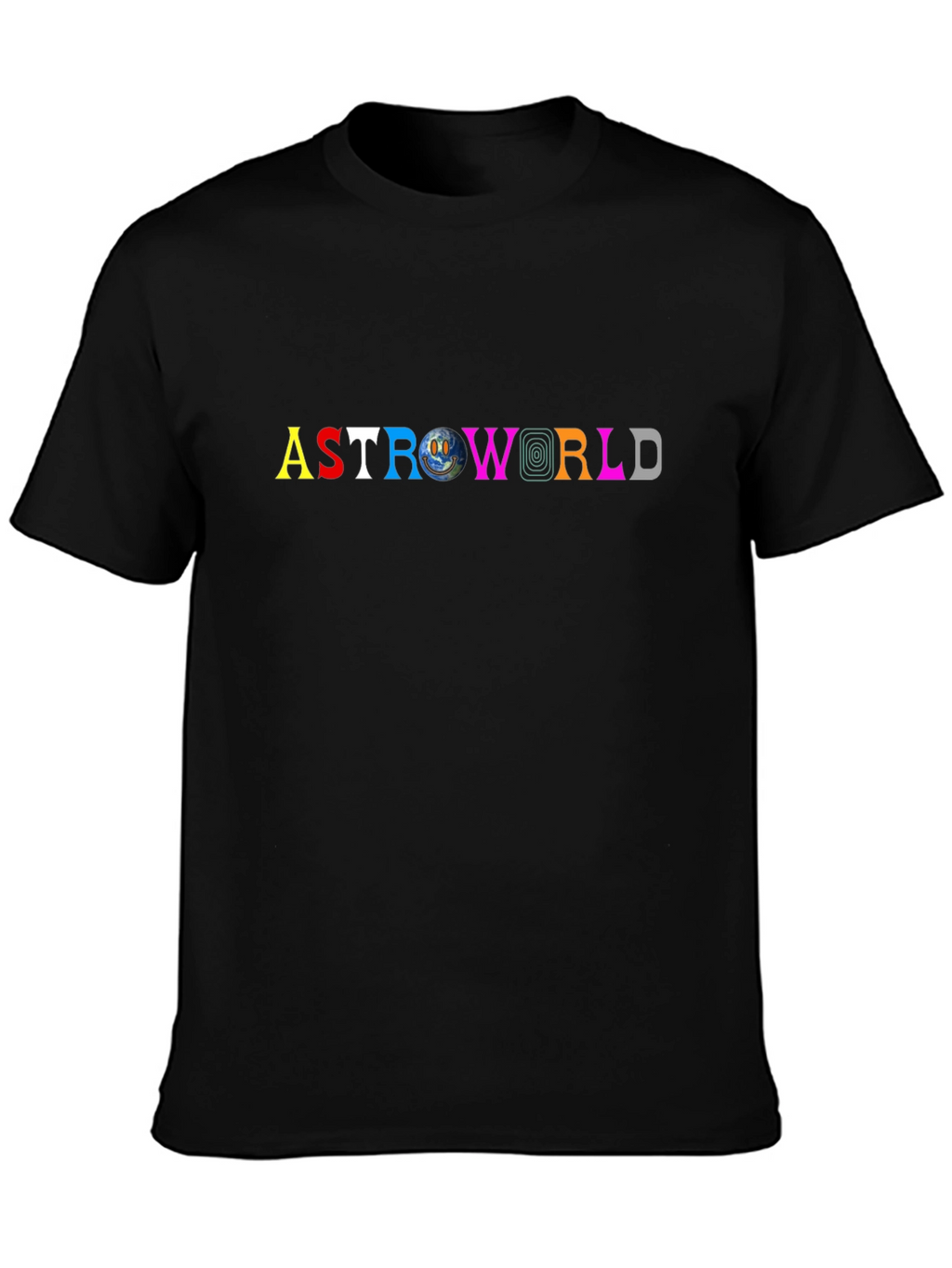 Astroworld Graphic T-Shirt - Black Cotton Tee