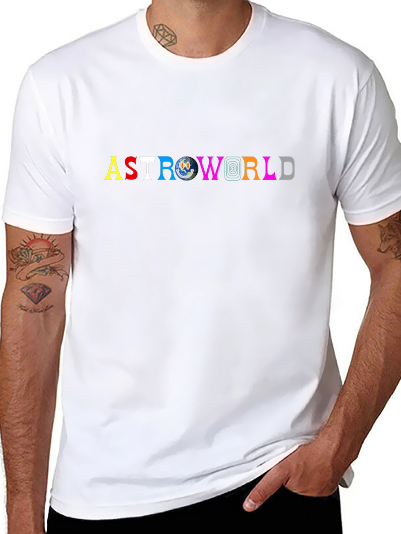 Astroworld Graphic T-Shirt - Black Cotton Tee