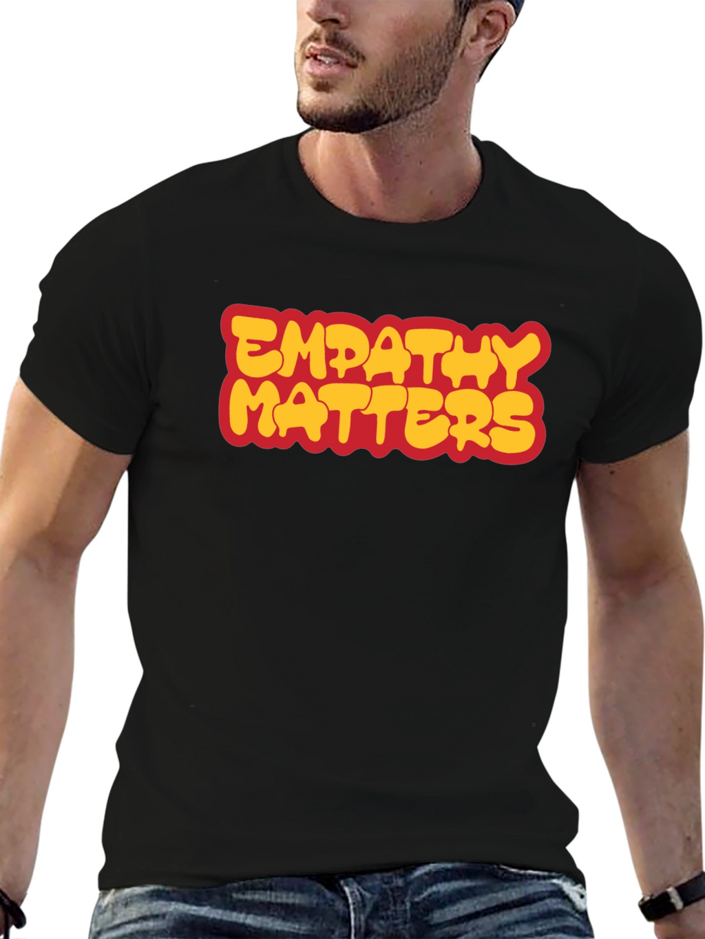 Empathy Matters Graphic Tee - Black