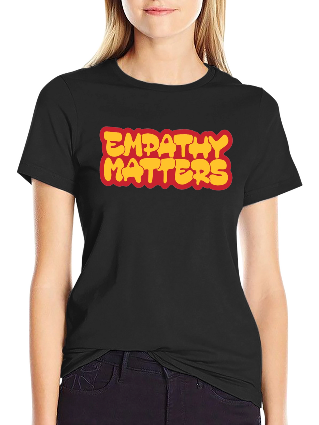 Empathy Matters Graphic Tee - Black