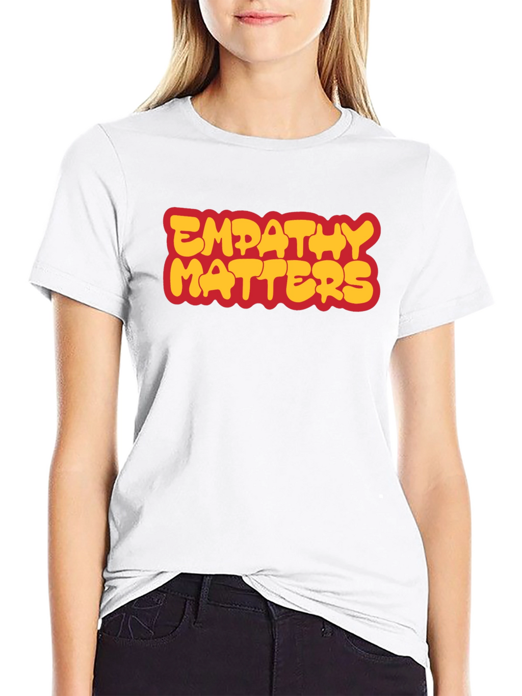 Empathy Matters Graphic Tee - Black