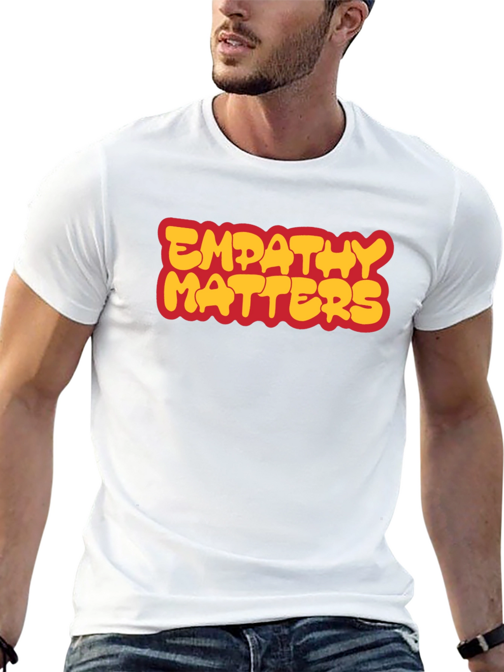 Empathy Matters Graphic Tee - Black