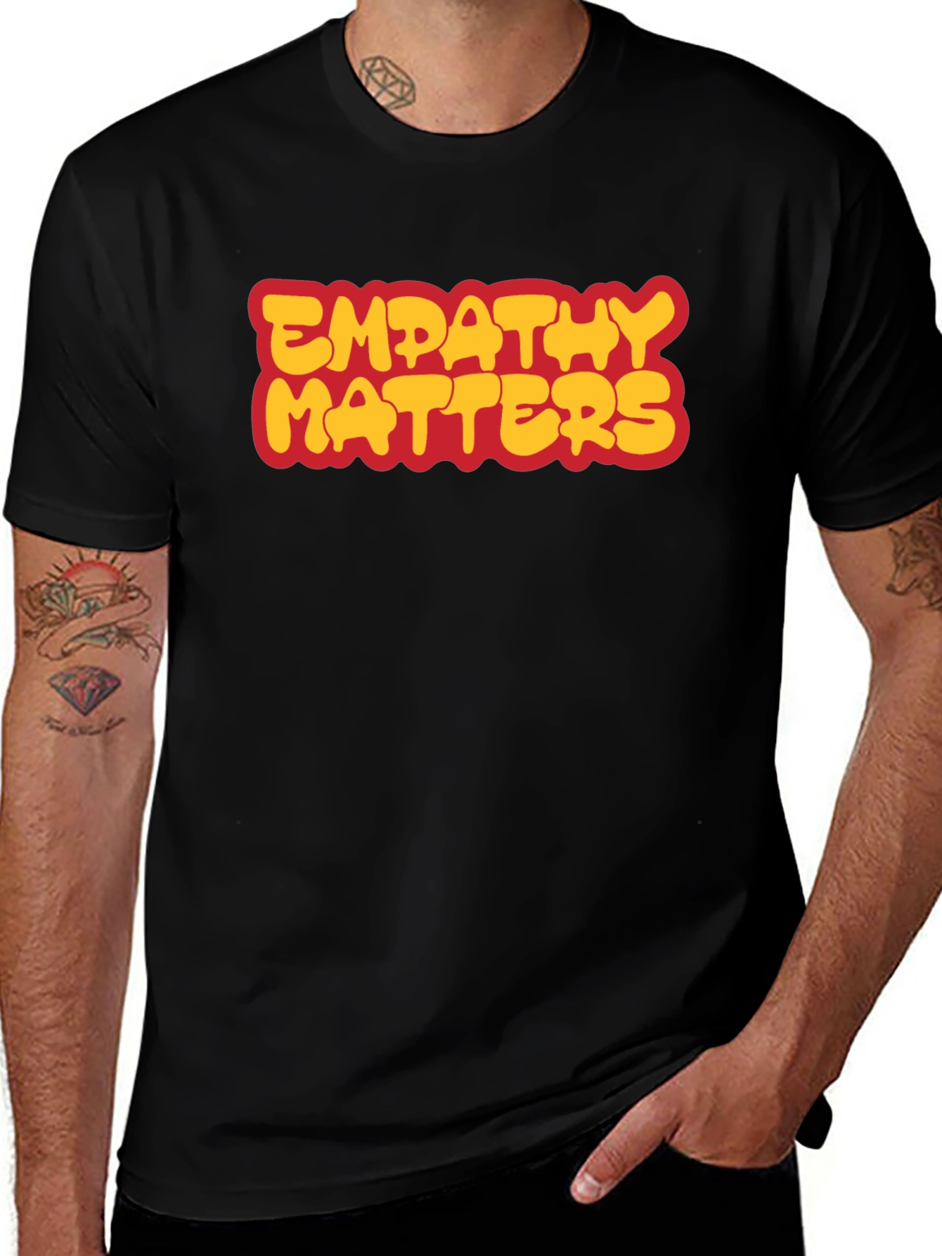 Empathy Matters Graphic Tee - Black