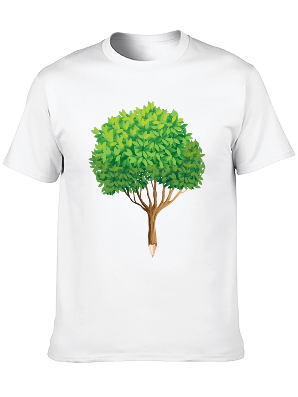 Tree Pencil Black T-Shirt