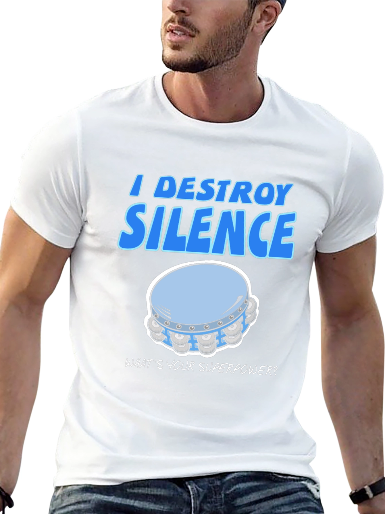 I Destroy Silence T-Shirt - Funny Musician Tee