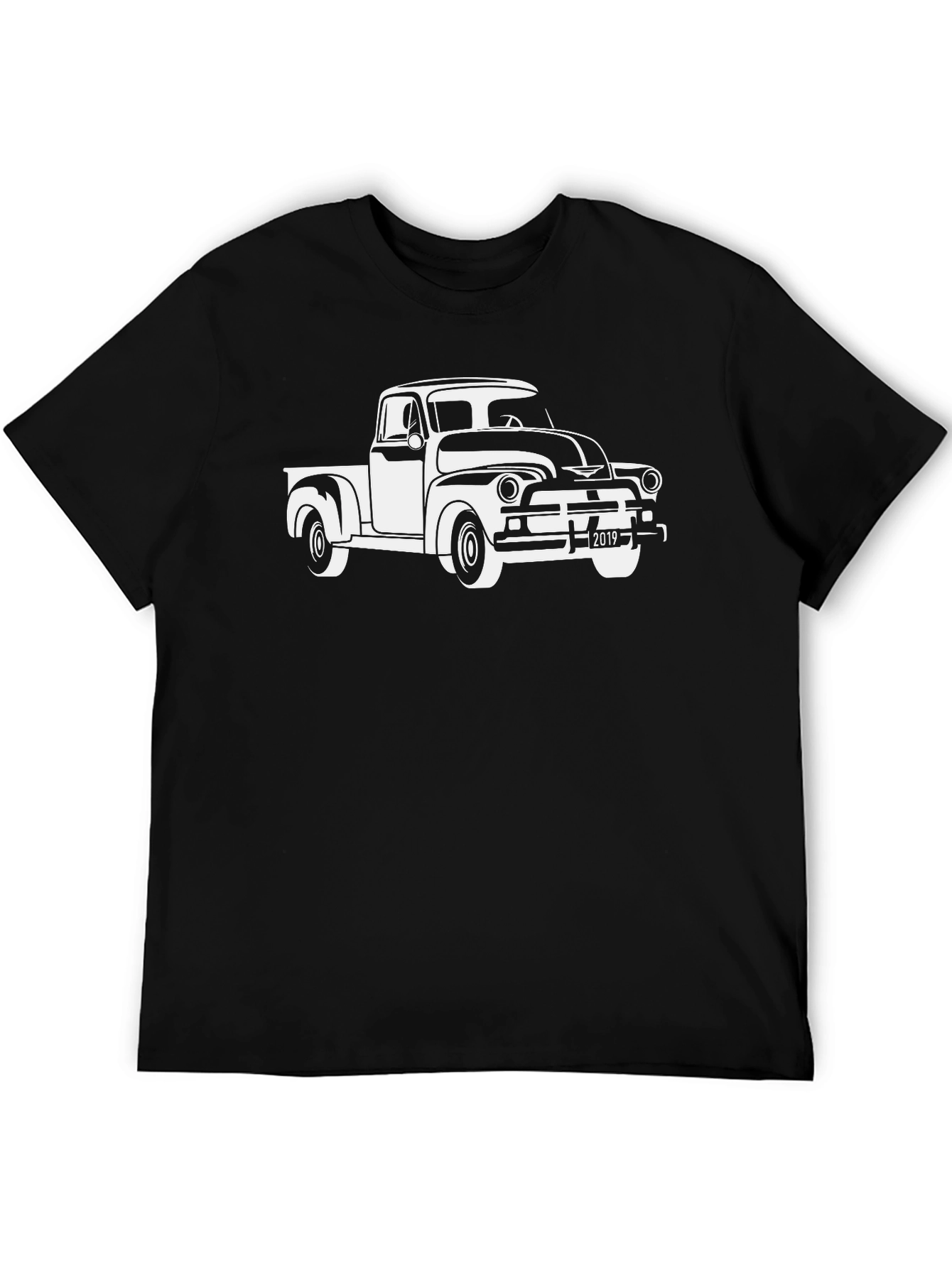 Vintage Truck Graphic Tee - Classic Black