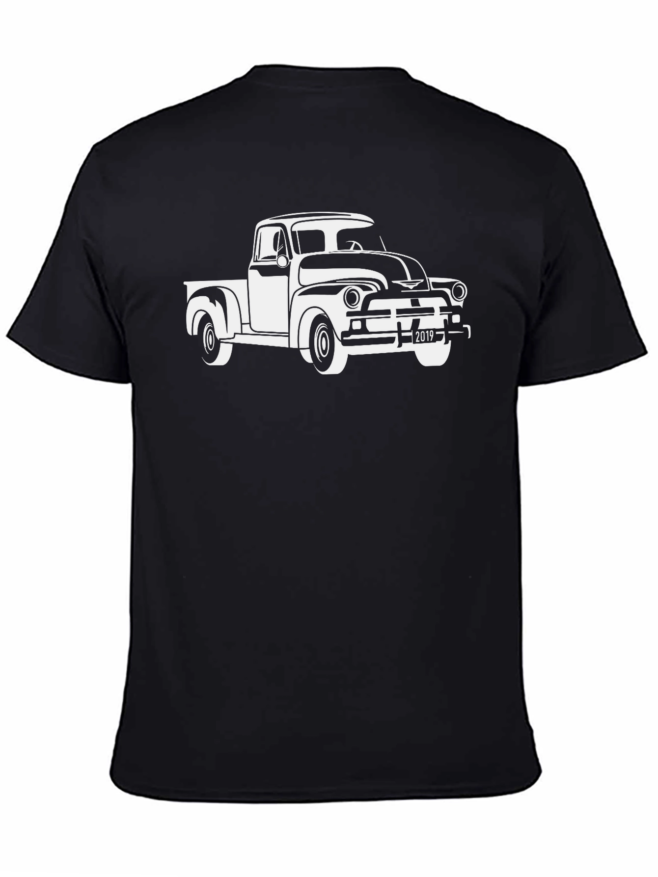 Vintage Truck Graphic Tee - Classic Black