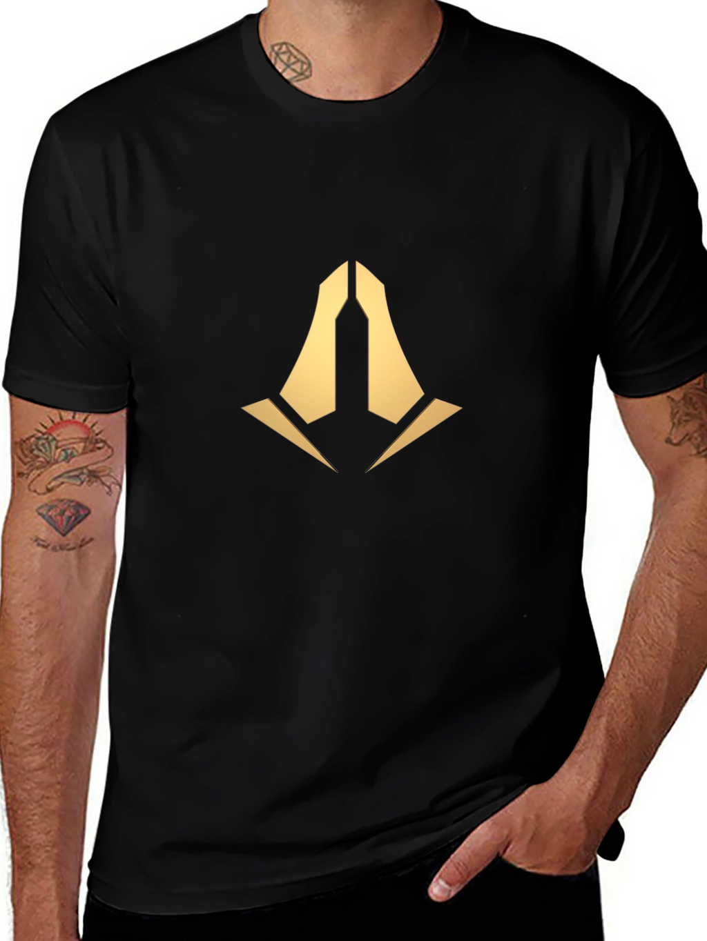 Golden Symbol Black T-Shirt