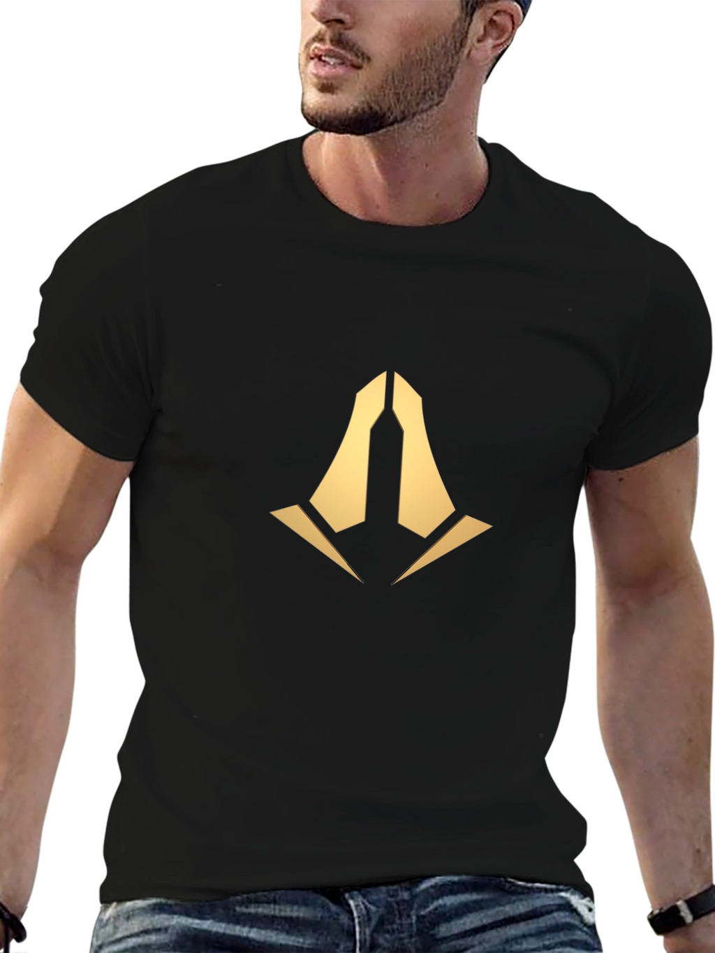 Golden Symbol Black T-Shirt