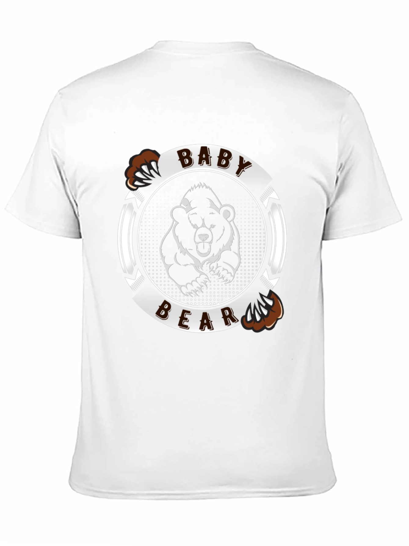 Baby Bear Graphic T-Shirt - Black Cotton Tee